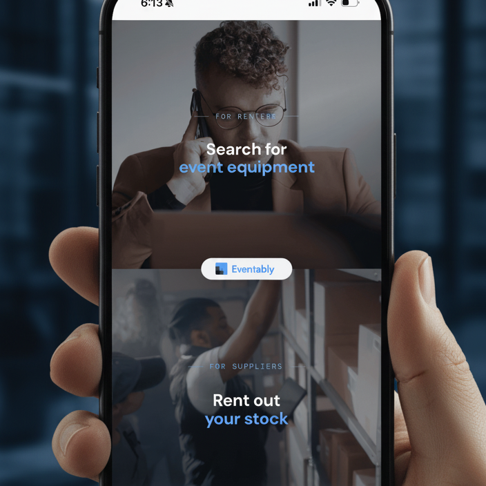 Eventably — event management SaaS platform built with Next.js, Supabase, and Stripe