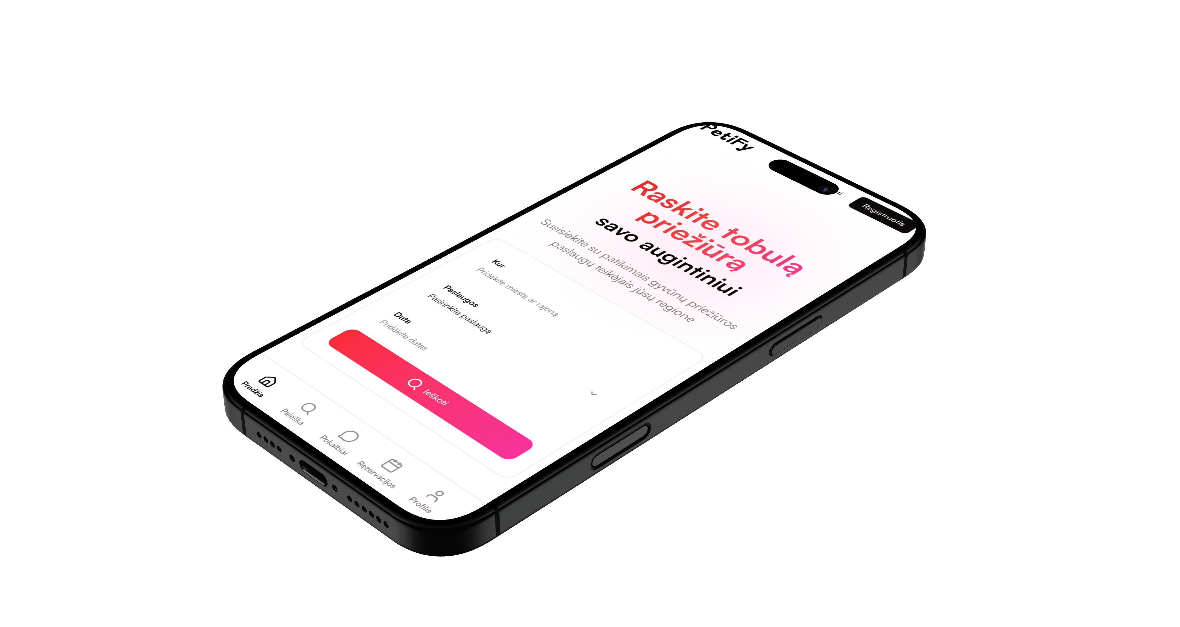 Petify — pet marketplace mobile app built with React Native, Expo, and Supabase